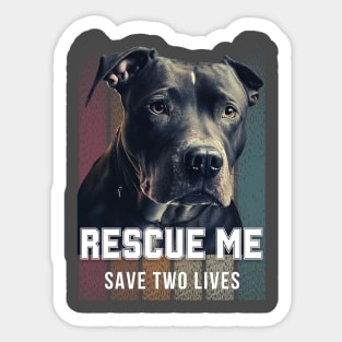 Rescue me - Save two lives Sticker